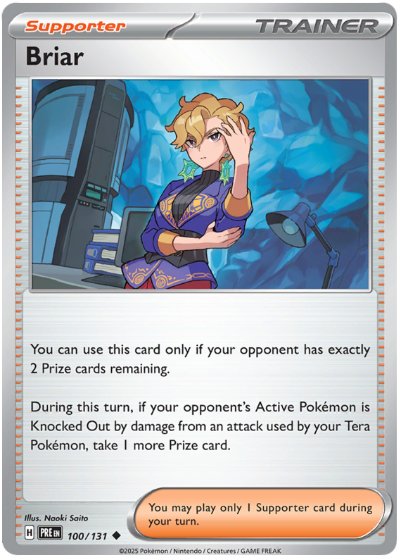 Briar #100/131 Uncommon | Scarlet & Violet – Prismatic Evolutions