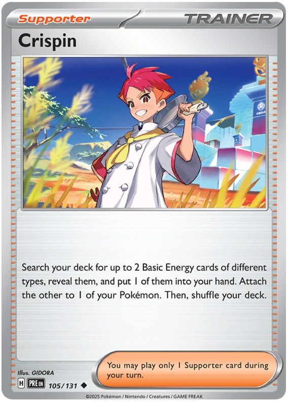 Crispin #105/131 Uncommon | Scarlet & Violet – Prismatic Evolutions