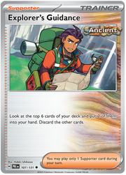 Explorer's Guidance #107/131 Uncommon | Scarlet & Violet – Prismatic Evolutions