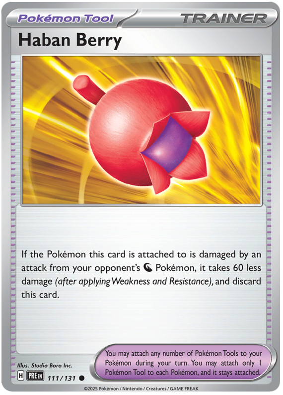Haban Berry #111/131 Common | Scarlet & Violet – Prismatic Evolutions