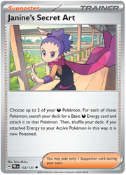 Janine's Secret Art #112/131 Reverse Holo | Scarlet & Violet – Prismatic Evolutions