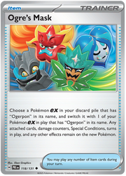 Ogre's Mask #118/131 Uncommon | Scarlet & Violet – Prismatic Evolutions