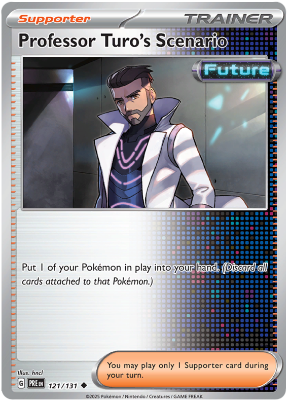 Professor Turo's Scenario #121/131 Uncommon | Scarlet & Violet – Prismatic Evolutions