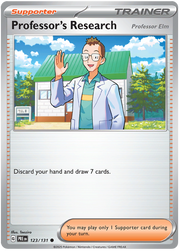 Professor's Research [Professor Elm] #123/131 Common | Scarlet & Violet – Prismatic Evolutions