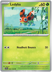 Ledyba #002/142 Common | Scarlet & Violet – Stellar Crown