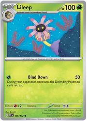 Lileep #005/142 Common | Scarlet & Violet – Stellar Crown
