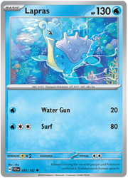 Lapras #031/142 Uncommon | Scarlet & Violet – Stellar Crown