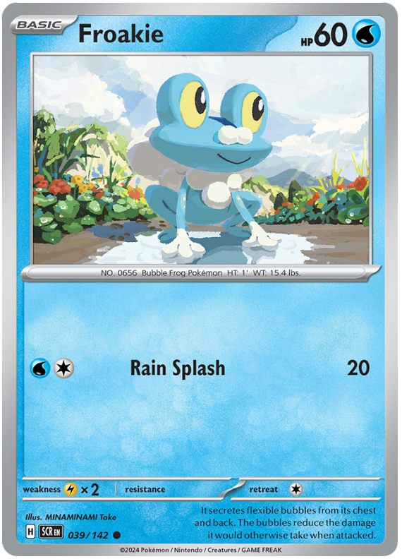 Froakie #039/142 Common | Scarlet & Violet – Stellar Crown