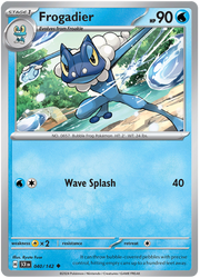 Frogadier #040/142 Reverse Holo | Scarlet & Violet – Stellar Crown