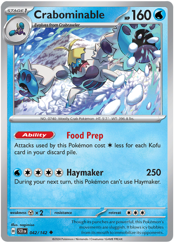 Crabominable #042/142 Uncommon | Scarlet & Violet – Stellar Crown