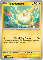 Togedemaru #054/142 Uncommon | Scarlet & Violet – Stellar Crown