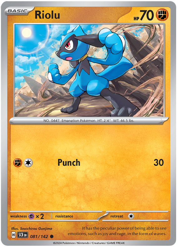 Riolu #081/142 Common | Scarlet & Violet – Stellar Crown