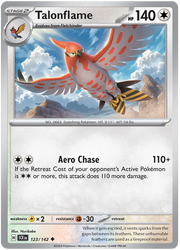Talonflame #123/142 Uncommon | Scarlet & Violet – Stellar Crown