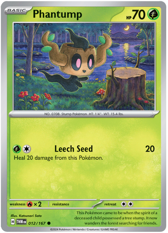 Phantump #012/167 Common | Scarlet & Violet – Twilight Masquerade