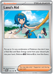 Lana's Aid #155/167 Uncommon | Scarlet & Violet – Twilight Masquerade