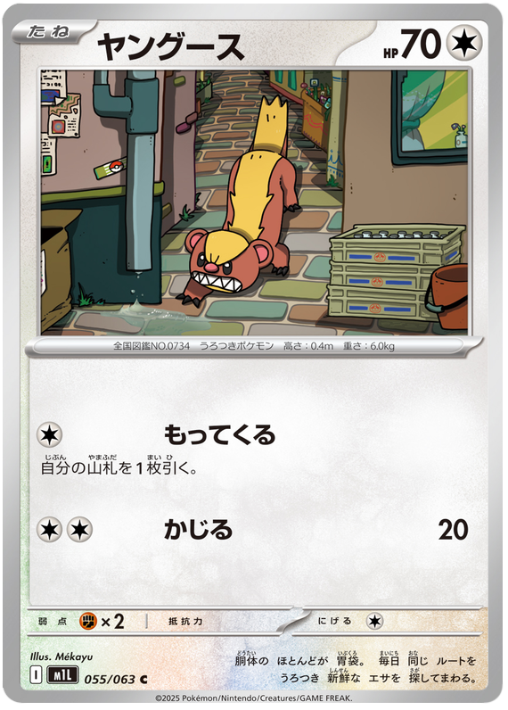 Yungoos #055/063 Common | Mega Brave