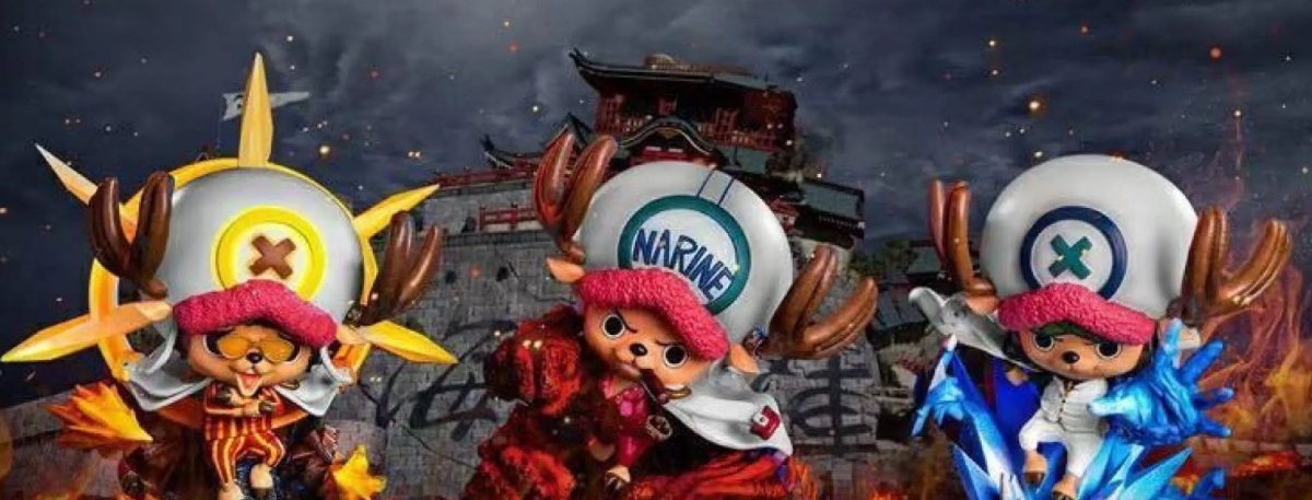 Wu Shang Studio Tony Tony Chopper Admiral Cosplay Resin Figure Set (26–35cm) Loose/Damaged by Ihemesai Collections on MYNTED