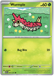 Wurmple 011/217 Common | Mega Evolution – Ascended Heroes by Worth the XP on MYNTED
