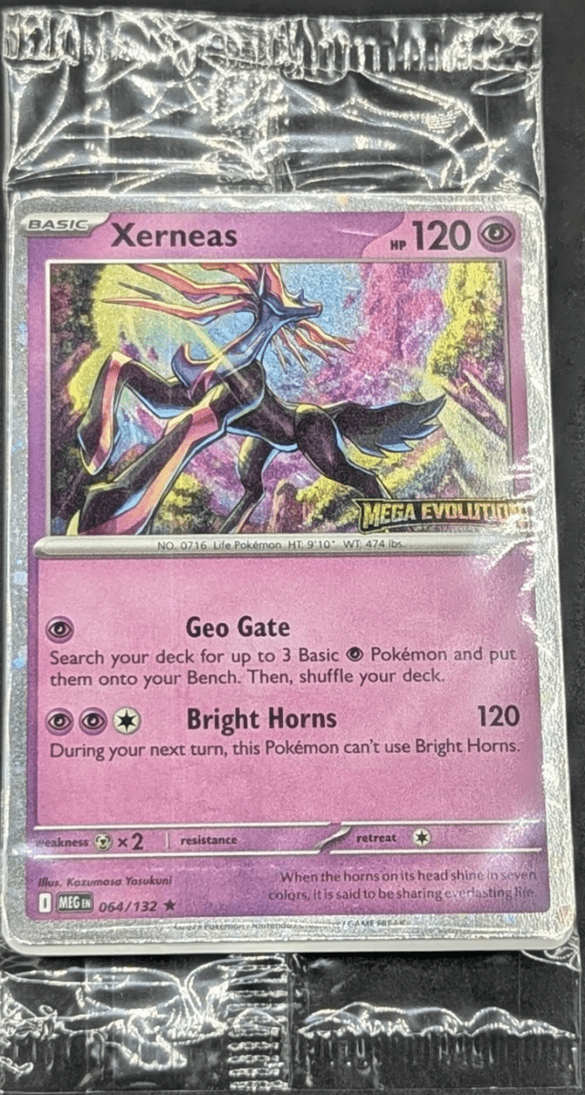 Xerneas (Mega Evolution Stamped) 064 - Mega Evolution (MEG) [Sealed] by SAFAQATI on MYNTED
