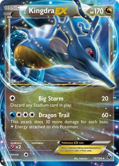 XY - Fates Collide Kingdra EX 73/124 - LP by PlayVault on MYNTED