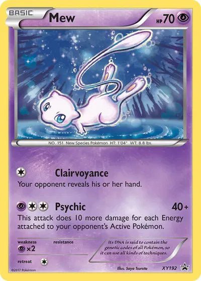 XY Promos Mew XY192 - MP by PlayVault on MYNTED