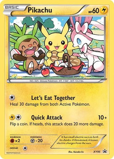 XY Promos Pikachu XY95 - HP by PlayVault on MYNTED