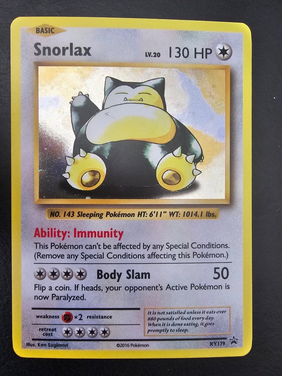 XY Promos Snorlax XY179 - LP by PlayVault on MYNTED