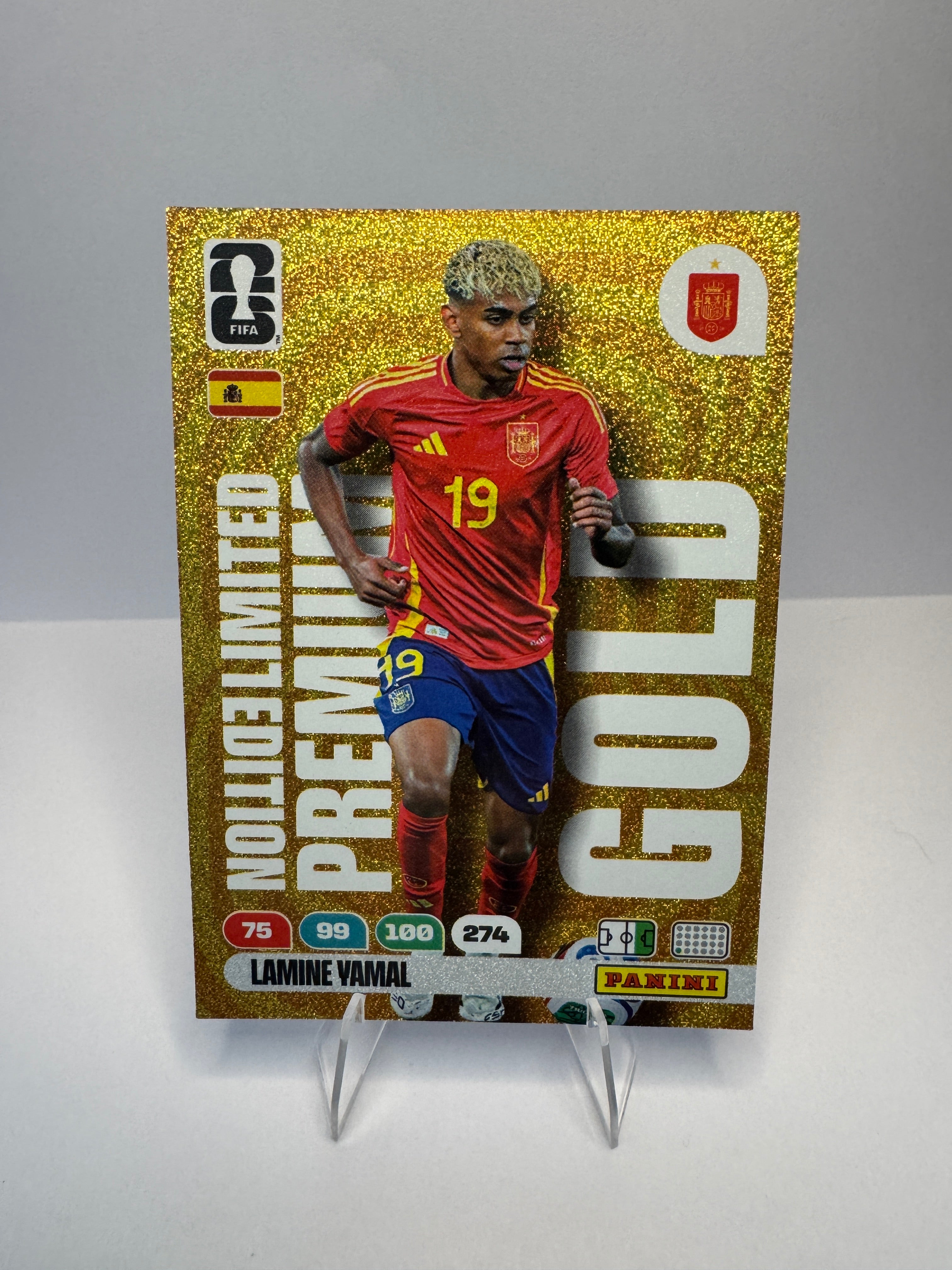 Lamine Yamal Limited Edition — Panini FIFA World Cup 2026 Adrenalyn XL — Spain