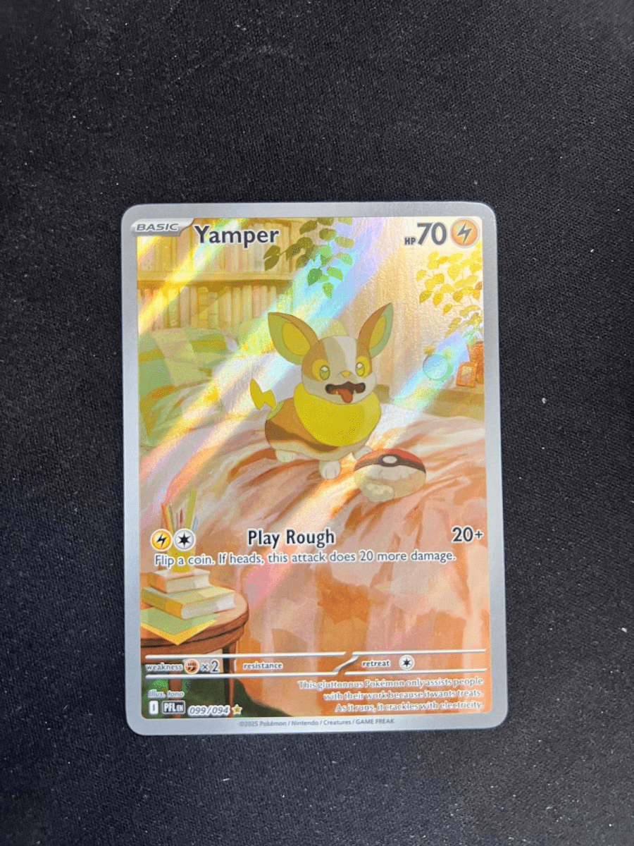 Yamper - Phantasmal Flames - Illustration Rare - 099/094 by Kus Collects on MYNTED