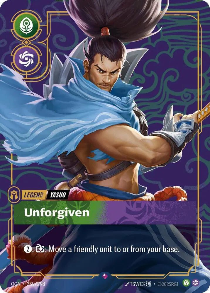 Yasuo - Unforgiven 259/298 (Origins) by Mikeepulls on MYNTED