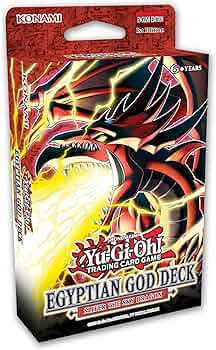 YU - GI - OH! Egyptian God Deck Unlimited Slifer The Sky Dragon Reprint by RetroForLess on MYNTED
