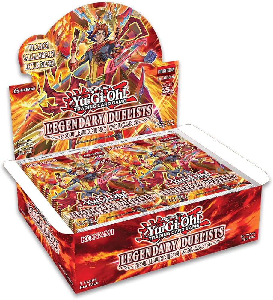 Yu - Gi - Oh! TCG: Legendary Duelists Soulburning Volcano Box (x36) by RetroForLess on MYNTED