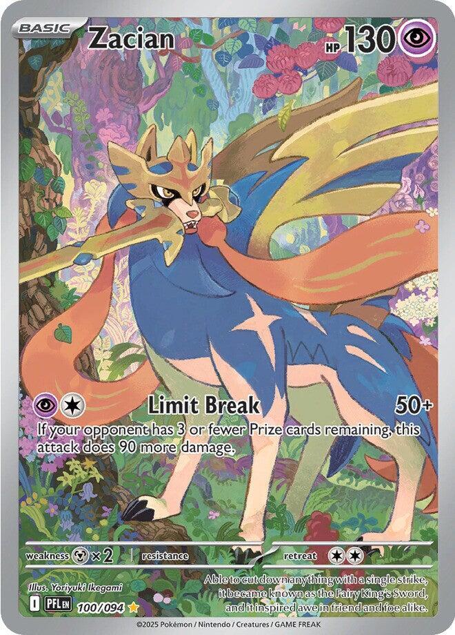 Zacian - 100/094 - ME02: Phantasmal Flames (PFL) by Poké Dubai on MYNTED