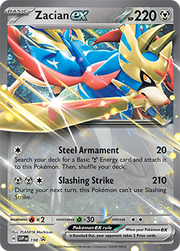 Zacian ex Scarlet & Violet Promo 198 by ISB Collector on MYNTED