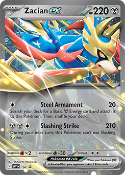 Zacian ex Scarlet & Violet Promo 198 by ISB Collector on MYNTED