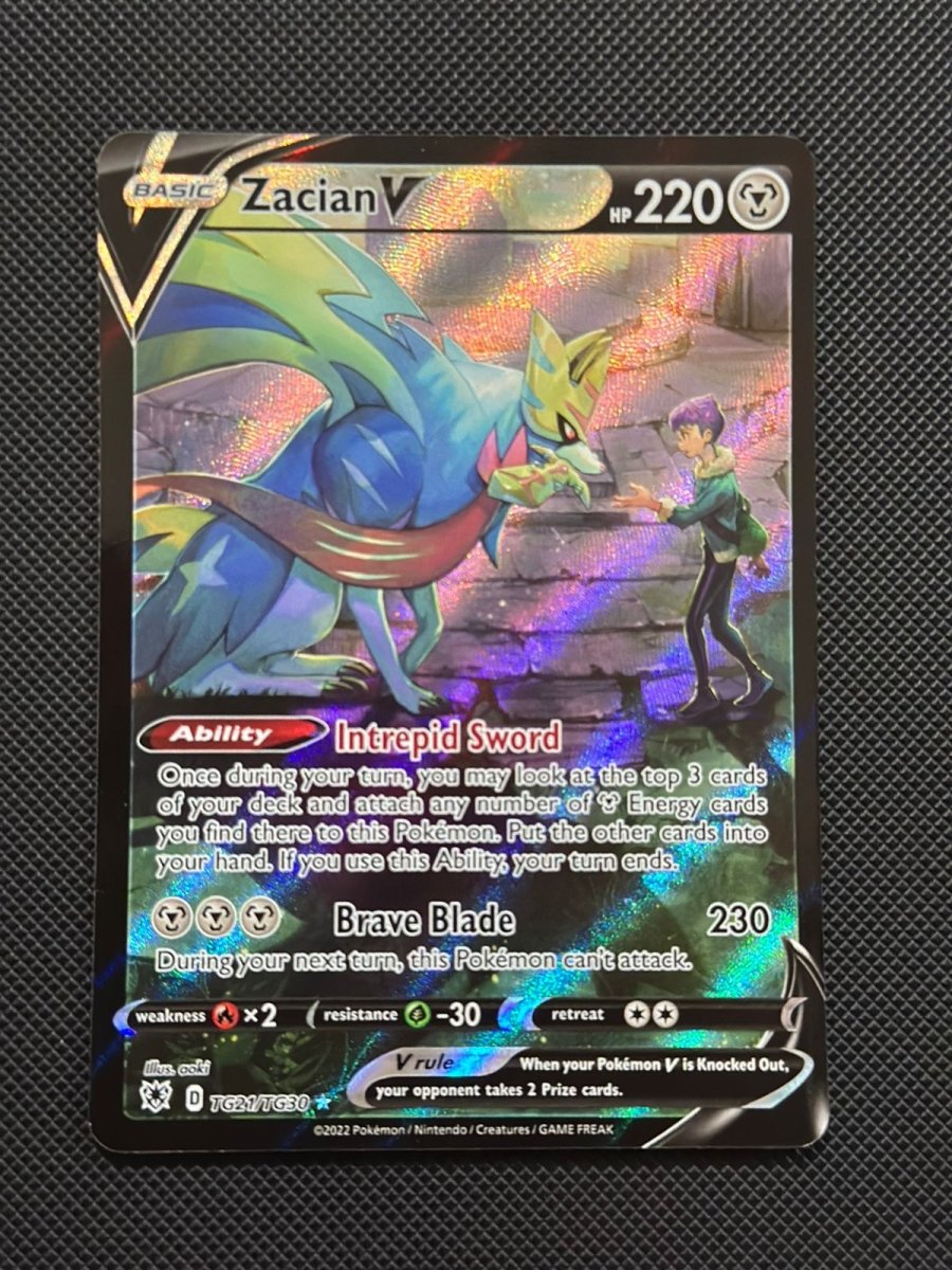 Zacian V Astral Radiance Trainer Gallery Ultra Rare • TG21/TG30 Holofoil by Marnie’s TCG on MYNTED