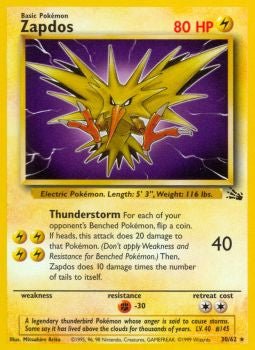 Zapdos - 30/62 by PokeCollect on MYNTED