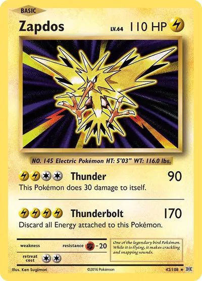 Zapdos - Evolutions - HR 42/108 - English by MechaKai Collectibles on MYNTED