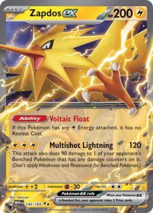 Zapdos EX - 145/165 by The Archive Stop on MYNTED