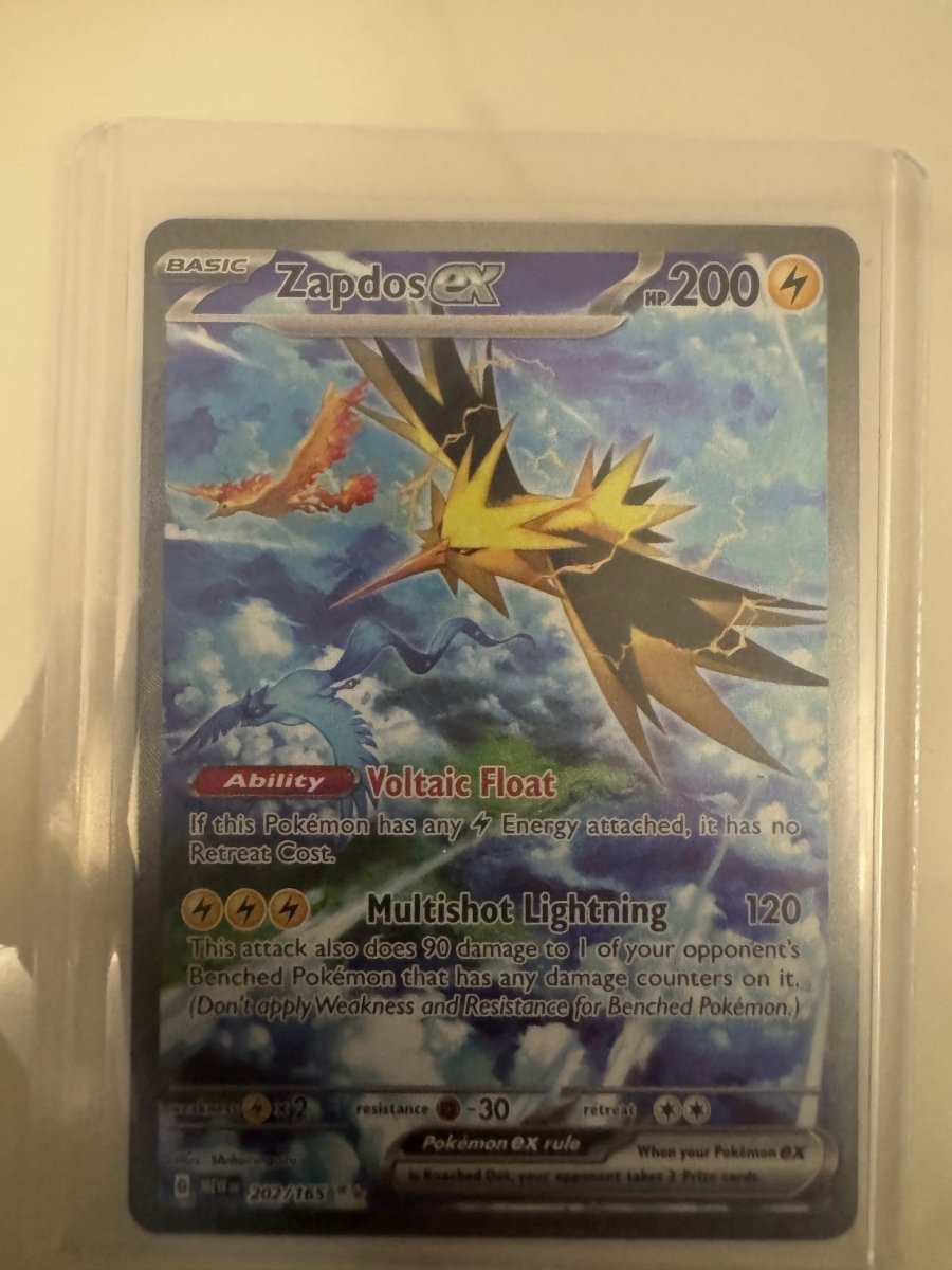 Zapdos EX - 202/165 by The Archive Stop on MYNTED