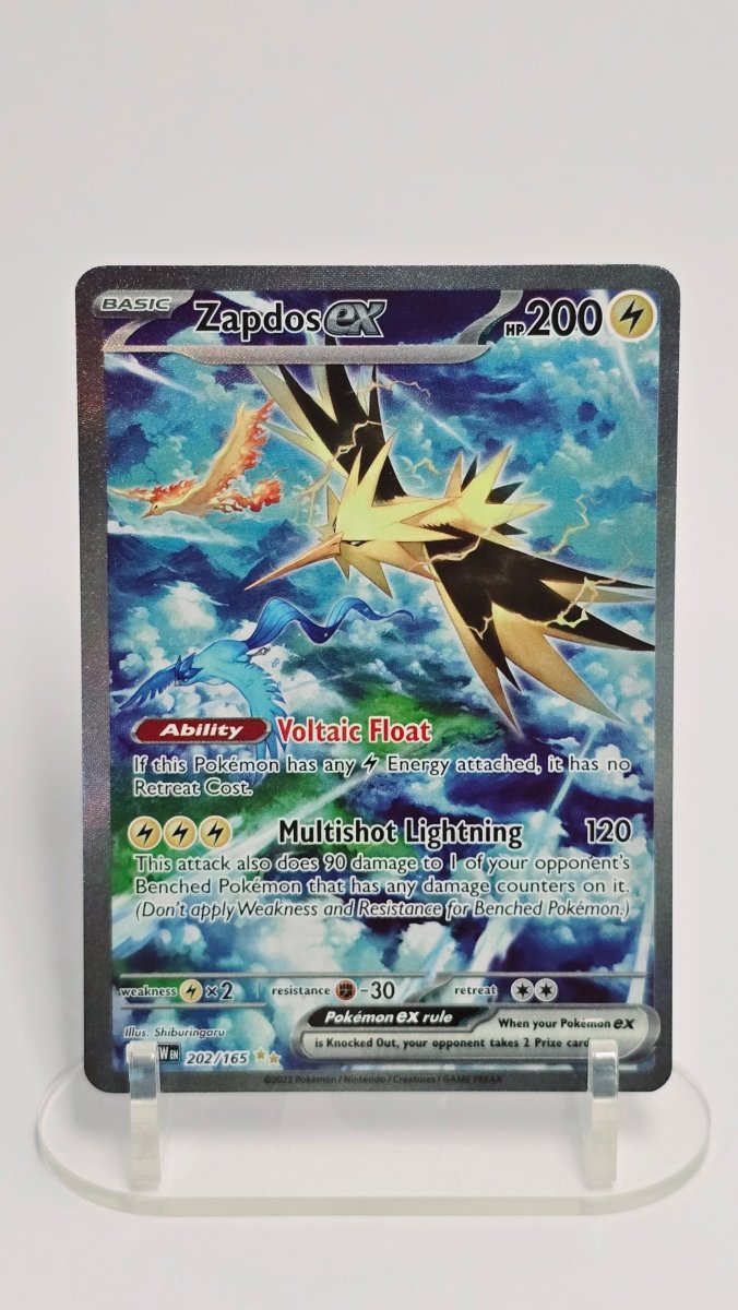 Zapdos ex - SV: 151 - SIR 202/165 - English by MechaKai Collectibles on MYNTED