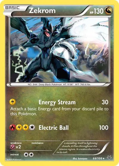 Zekrom 64/108 - Roaring Skies by shad0wknightTCG on MYNTED