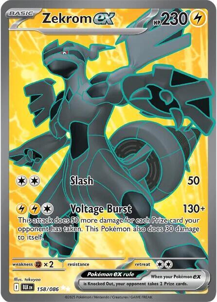 Zekrom ex - 158/086 - SV: Black Bolt (BLK) by SAFAQATI on MYNTED