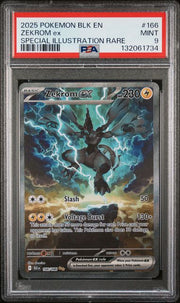 Zekrom Ex 166/086 - Black Bolt - Special Illustration Rare PSA 9 by Light Collectibles on MYNTED