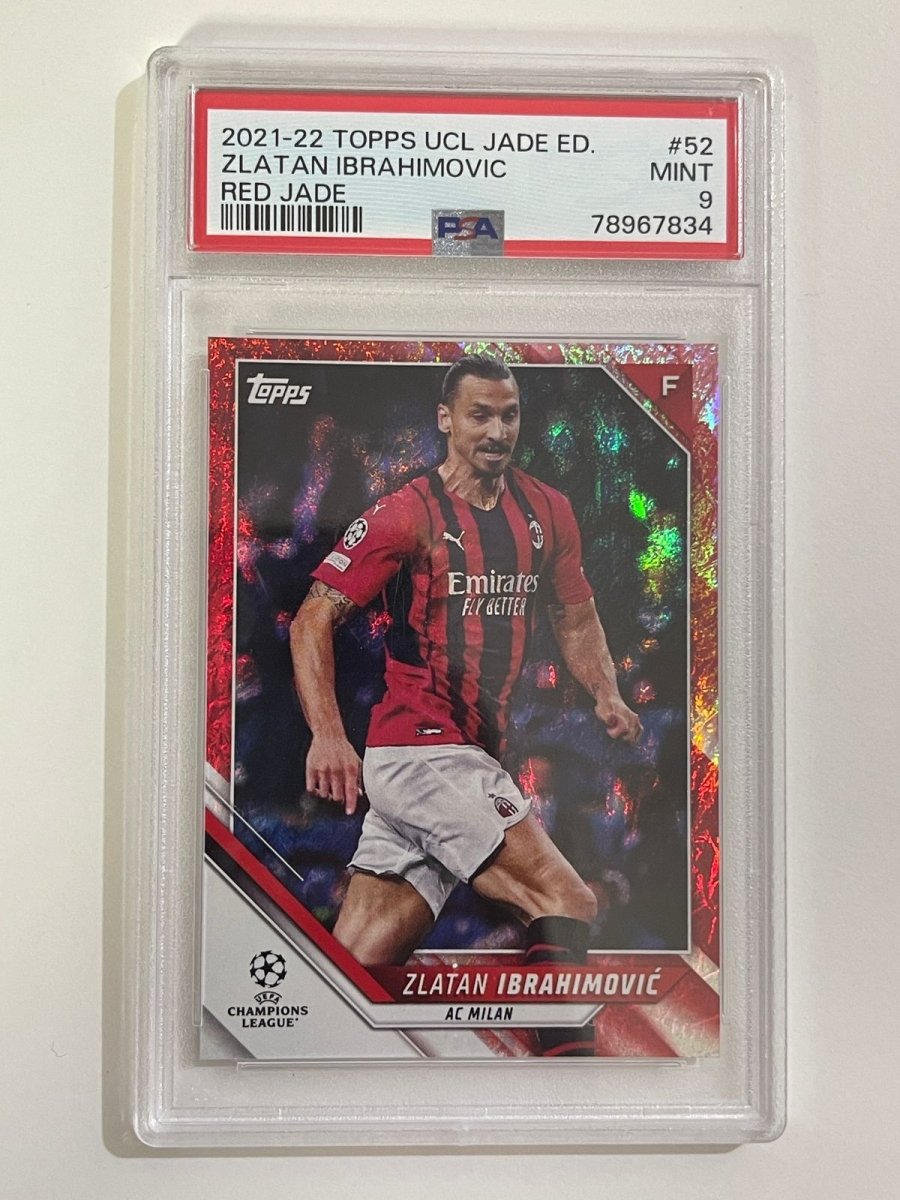 Zlatan Ibrahimovic - 2021 - 22 Topps UCL Red Jade /5 PS9 by Card Market Ahuy on MYNTED