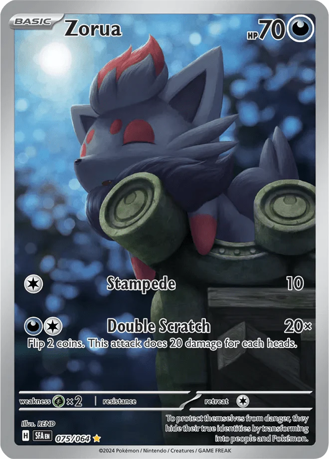 Zorua - Shrouded Fable - IR 075/064 - English by MechaKai Collectibles on MYNTED