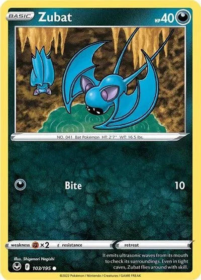 Zubat - 103/195 - Normal by The Archive Stop on MYNTED