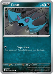 Zubat 49 Pokemon Chaos Rising by Moe‘s Vault on MYNTED