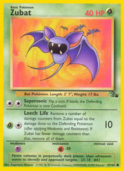 Zubat - 57/62 - Fossil (Unlimited) LP by The Archive Stop on MYNTED
