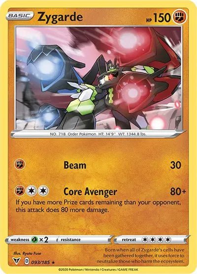 Zygarde 093/185 · Holofoil (Vivid Voltage) by ISB Collector on MYNTED